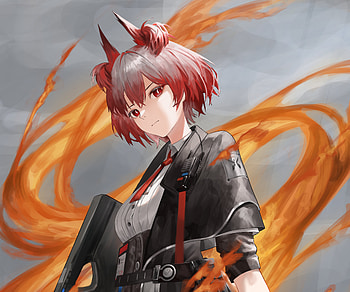 Fiammetta - Arknights, Fiammetta (Arknights), video game, Arknights HD wallpaper