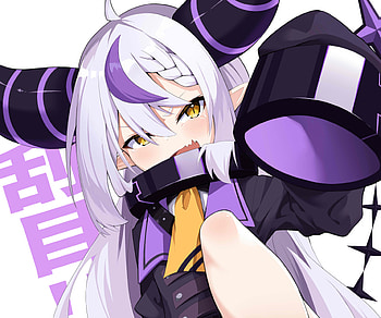 La+ Darknesss, hololive, La+ Darknesss (Virtual Youtuber), Anime, Virtual Youtuber HD wallpaper