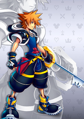 Sora Kingdom Hearts, George Neykov artwork, Fanart gallery, Keyblade wielder HD phone wallpaper