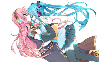 Luka Megurine, Anime character, Vibrant colors, Musical enchantment HD wallpaper