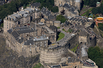 Edinburgh Castle, Travels, Aerial graphy, Britain from the air HD wallpaper