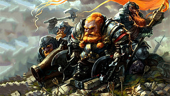 Dwarf, Fantasy warrior, Art , background HD wallpaper
