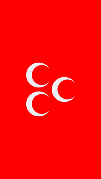 3 hilal Bayrağı ülkücü, 3hilal, turan, turk HD phone wallpaper