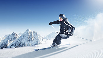 Sports, People, Mountains, Snow HD wallpaper