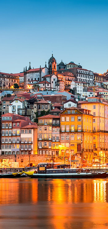que Porto, Cityscape beauty, Porto's charm, Vibrant atmosphere HD phone wallpaper