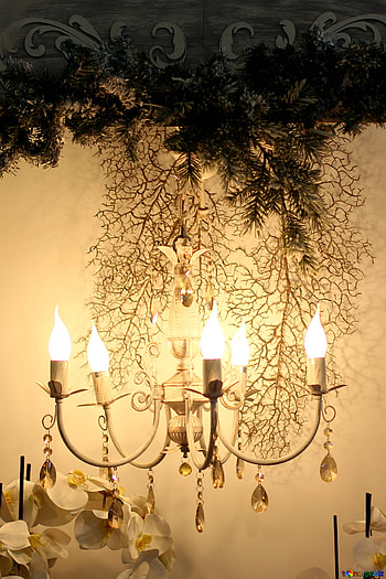 Beautiful chandelier , Retro decor, Energy efficient, Creative commons license HD phone wallpaper