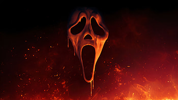 Scream 7 — Melting Ghostface Inferno ( ), Scream 7 HD wallpaper