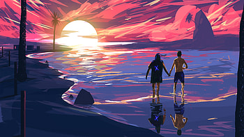 Run With Me , artist, artwork, digital-art, artstation HD wallpaper