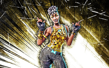 Disco Diva, grunge art, Fortnite Battle Royale, Fortnite characters, Disco Diva Skin, brown abstract rays, Fortnite, Disco Diva Fortnite HD wallpaper