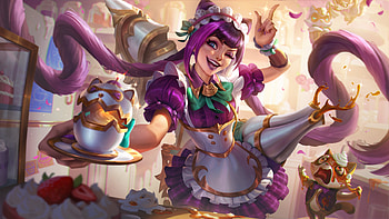 Cafe Cutie Jinx, Jinx (League Of Legends), video game, League Of Legends HD wallpaper
