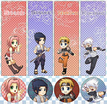 chibi naruto, sasuke, chibi, kakashi, sakura, naruto HD wallpaper