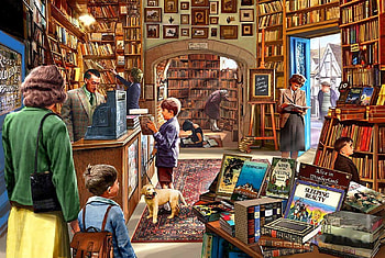 old library, retro, library, old, vintage HD wallpaper