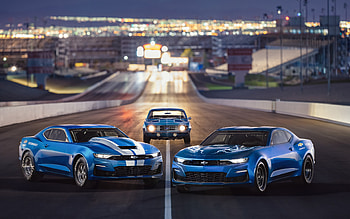 Chevrolet Camaro, blue cars HD wallpaper