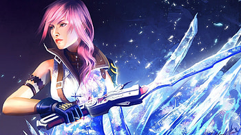 final fantasy xiii, mathia arkoniel, art, girl, guns HD wallpaper