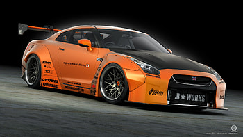 ... DRN Liberty Walk GTR (front) by dangeruss HD wallpaper