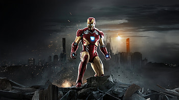 Sentinel Iron Man, iron-man, superheroes, artwork, art, ai, digital-art HD wallpaper