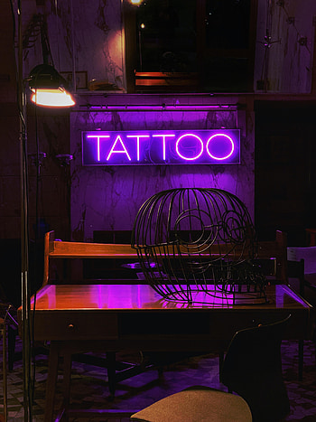 Words, Neon, Inscription, Tattoo HD phone wallpaper