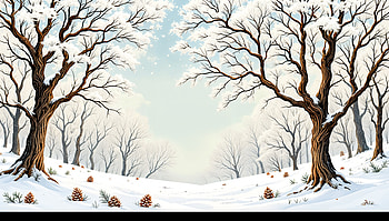 Serene Snowy Forest - Ultra, snowy forest, winter, snow, tree, landscape HD wallpaper