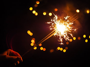 Holidays, Glare, Sparks, Sparkler HD wallpaper