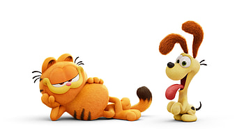 Garfield and Odie, movie, The Garfield Movie, Garfield, odie HD wallpaper