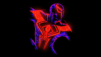 Spider-Man: Across the Spider-Verse — Neon, Spider-Man 2099 HD wallpaper