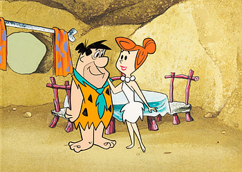 Fred and Wilma, The Flintstones (Cartoon) HD wallpaper