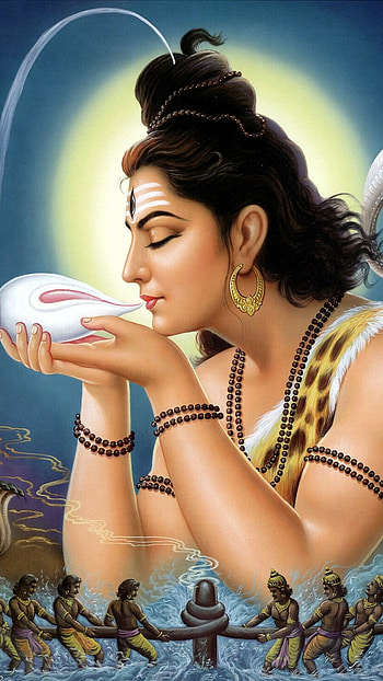 Lord Shiva Live, Neelkanth, Amrit Manthan HD phone wallpaper