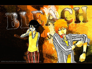 ichigo,rukia, me, ichigo, rukia, call HD wallpaper