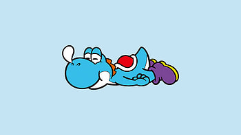 Blue Yoshi Siesta — Ultra, Yoshi HD wallpaper
