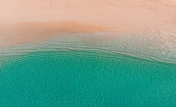 Nature, Water, Sea, Beach, Sand, View From Above HD wallpaper