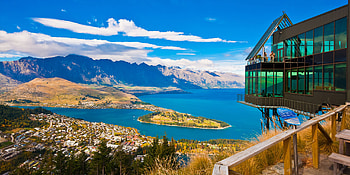 South Island, New Zealand, Queenstown, Man made structures HD wallpaper
