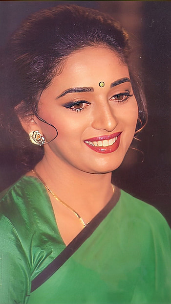 Madhuri Dixit, bollywood actress, sexy gorgeous HD phone wallpaper