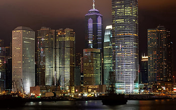 Cities, Night, City, Hong Kong, Hong Kong S.a.r HD wallpaper