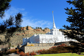 Billings, Montana, Montana temple, Grounds HD wallpaper