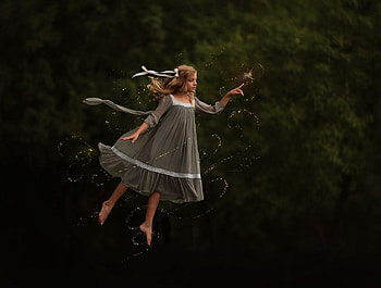 *, lady, magic, model, abstract, graphy, girl HD wallpaper