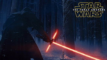 Kylo Ren's Crossguard Lightsaber - Star Wars: The Force Awakens HD wallpaper