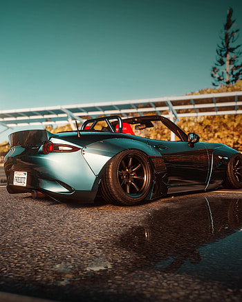2016 Mazda MX5, Pandem add-on, Tuning, Animated engine HD phone wallpaper