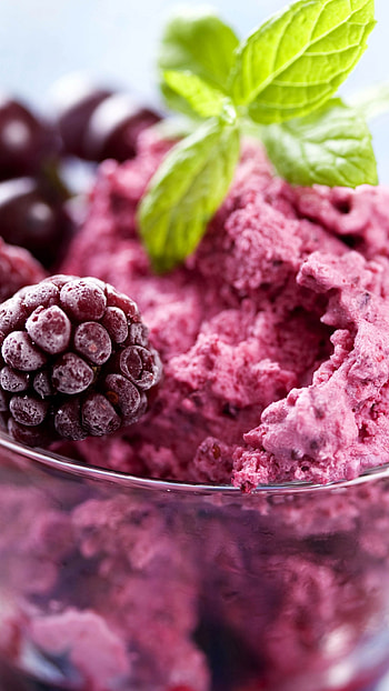 Blueberries mint food, Delectable , Refreshing treat, Burst of flavors HD phone wallpaper