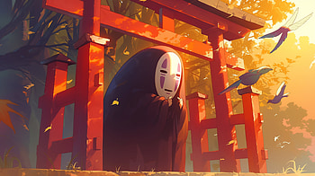 Spirited Away No-Face, movie, Spirited Away, No-Face (Spirited Away), spirit HD wallpaper