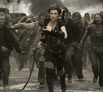 Milla Jovovich, Movie, Resident Evil: Afterlife, Zombie, Resident Evil HD wallpaper