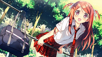 Red Anime Simple White Classic Adjustable Personalized Sample Themes Motive HD wallpaper