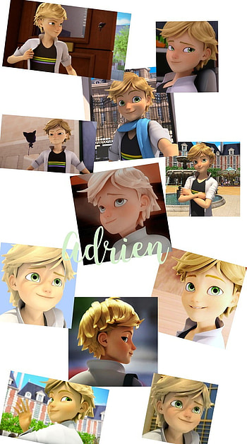 Adrien, Plagg, Green HD phone wallpaper