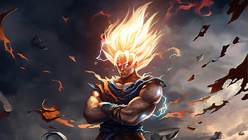 Goku Art, goku, anime, artwork HD wallpaper