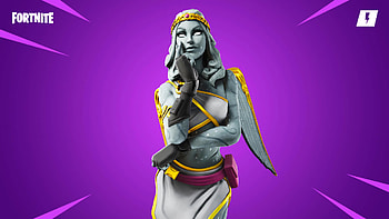 Stoneheart Fortnite Skin Purple Background Fortnite HD wallpaper