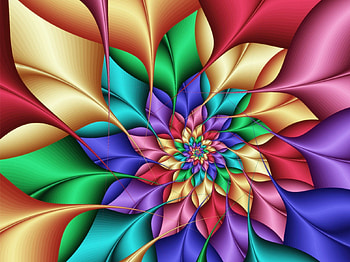 ღ.Power of Flower.ღ, colorful, style, fractal art, cute, colors, digital art, , spring, designs, petals, bright, macro, blossom, sweet, power, florals, beautiful, seasons, summer, pretty, flowers, lovely, blooms HD wallpaper