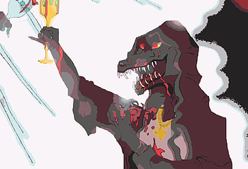 Rex Lupus, wolf, artistic, fantasy HD wallpaper