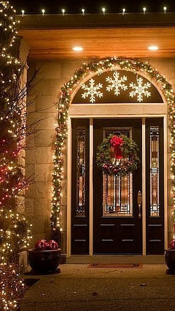 Christmas Lightings, Xmas, Christmas Lightings Xmas, Christmas HD phone wallpaper