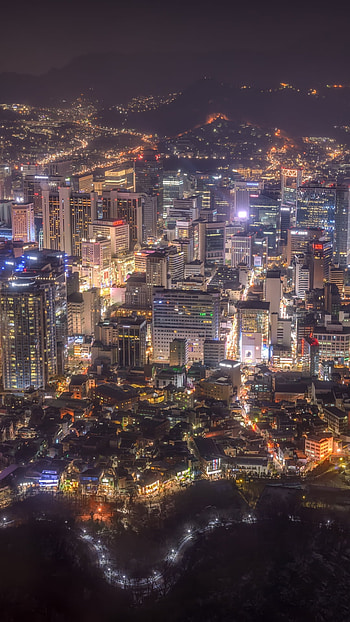 night, cityscape, man made HD phone wallpaper