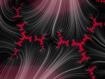 heat contours, white, black, abstract, red, strings, textures HD wallpaper