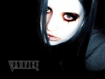 Vampire, blood sucker, undead, female HD wallpaper